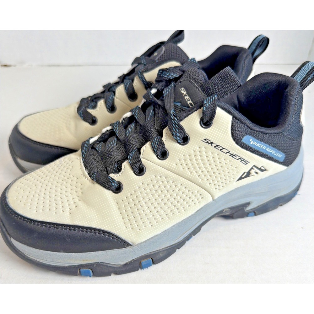 Mint‎ ! Women's Sz 7 Sketchers Relaxed Fit Air Cooled Memory Foam Shoes tan